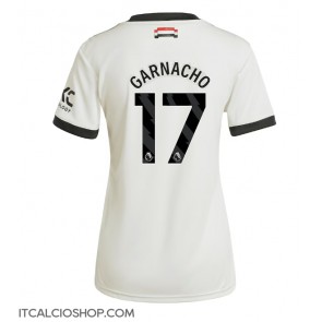 Manchester United Alejandro Garnacho #17 Terza Maglia Femmina 2024-25 Manica Corta